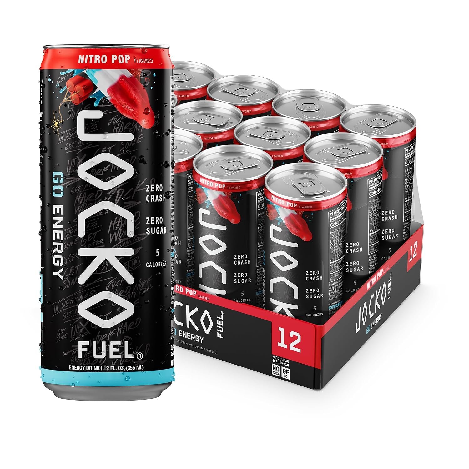 Nitro Pop Energy Drink by Jocko Fuel