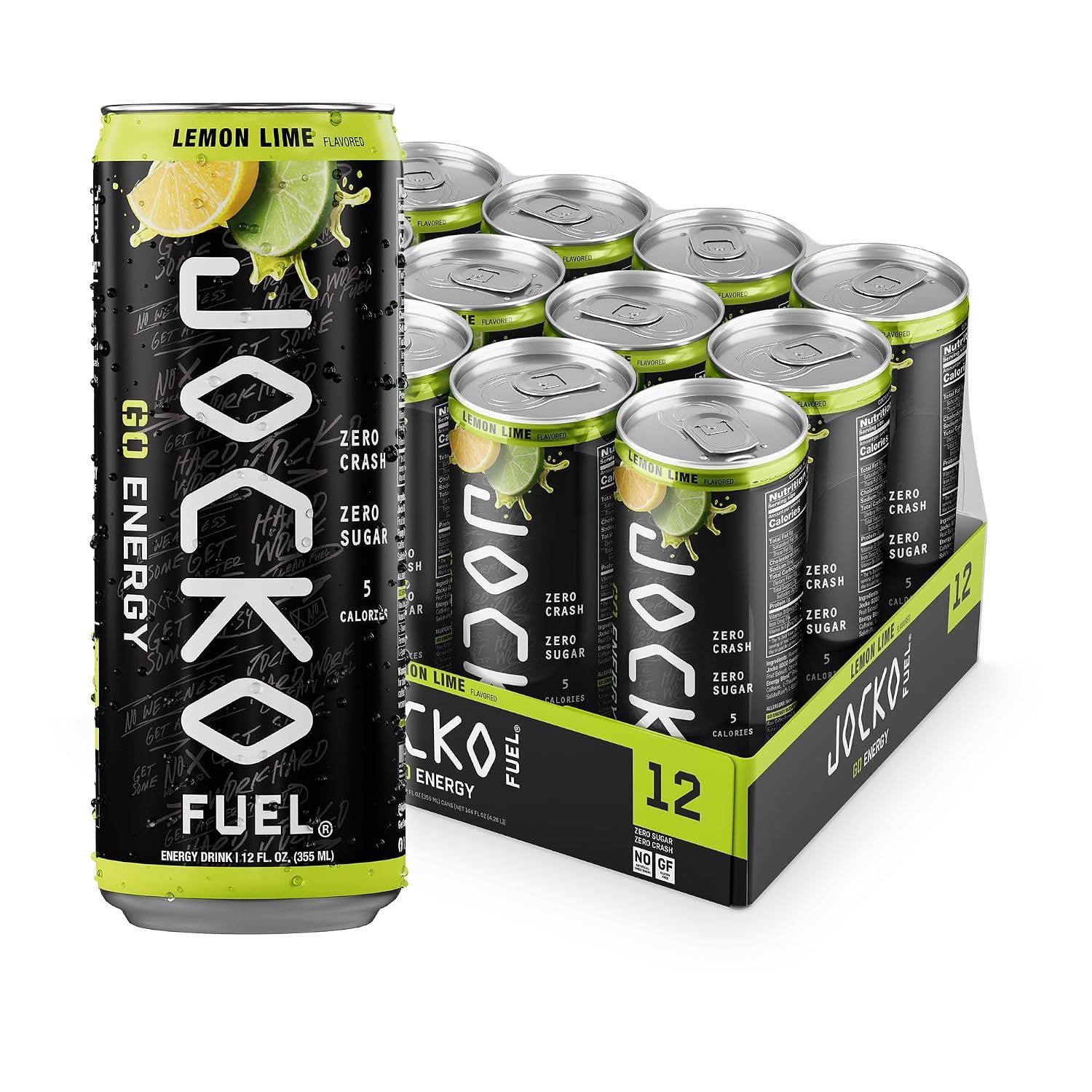 Jocko Fuel Lemon Lime Energy Drink
